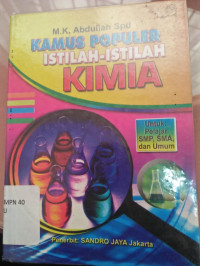 Image of Kamus Populer Istilah Istilah Kimia