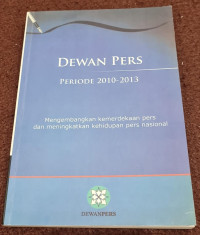 Image of Dewan Pers Periode 2010-2013